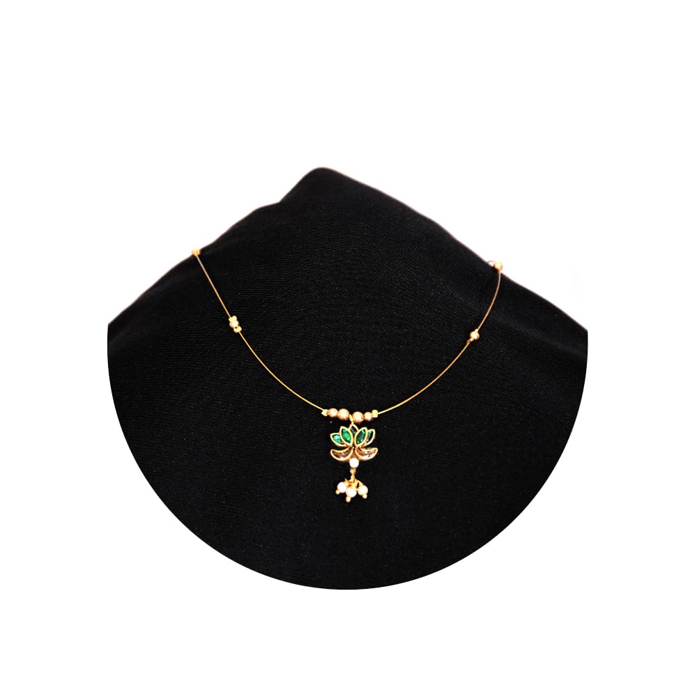 Sklazo Invisible Chain for Women – Elegant & Lightweight Jewellery for Work, Functions | Versatile & Stylish Accessories for Girls | Design 07 - Image 3