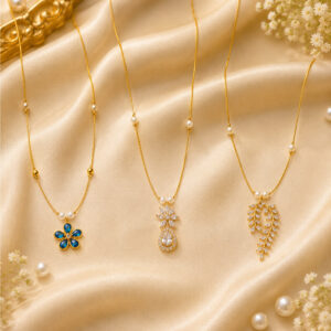 Emerald Grace Invisible Chain Product Arrangement