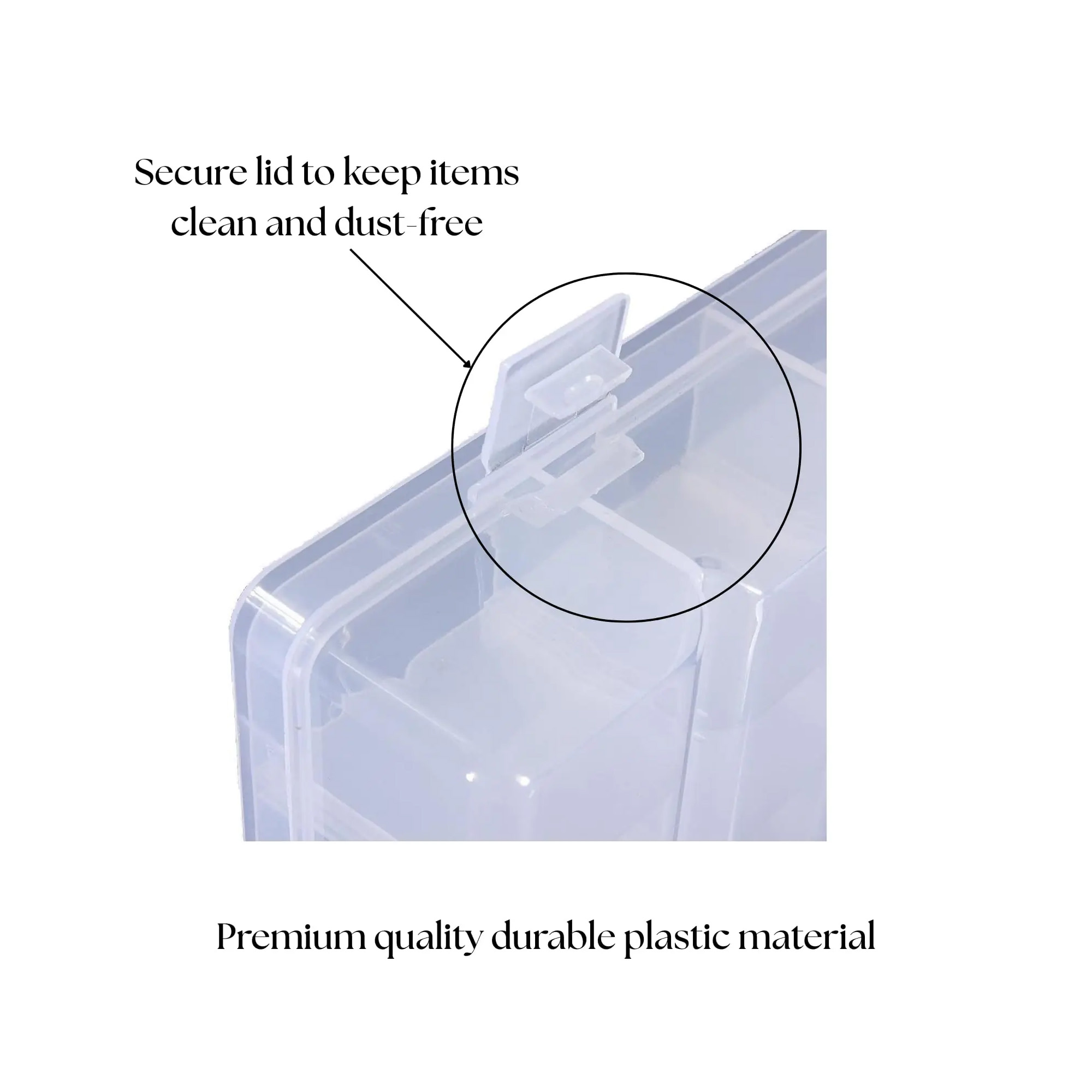 Transparent Multi-Purpose Jewellery Organizer Box Product Image